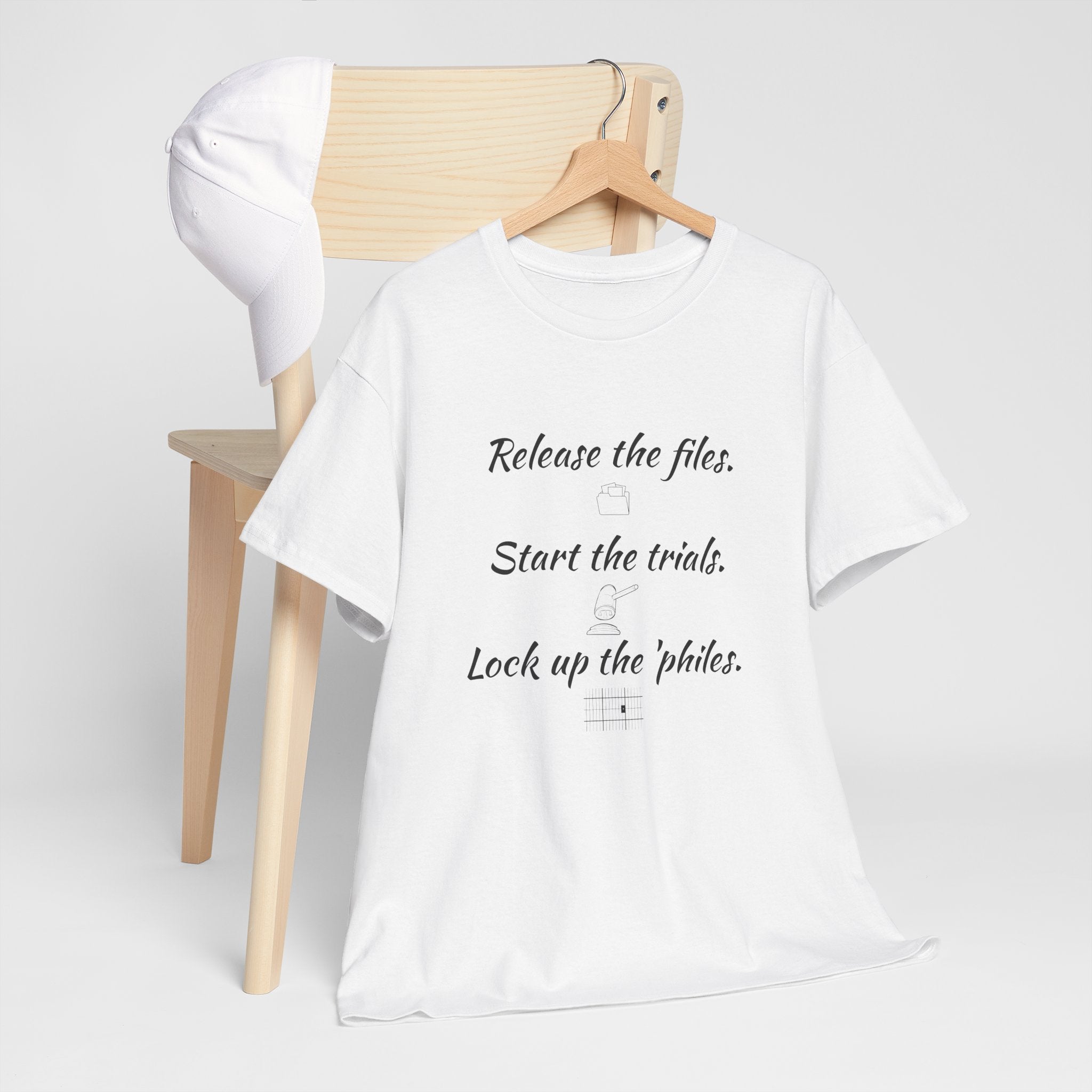 Release the files Start the trials Lock up the philes T-Shirt